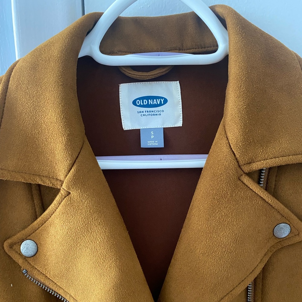 Old Navy Women's Seude Jacket Size Small - Picture 3 of 5